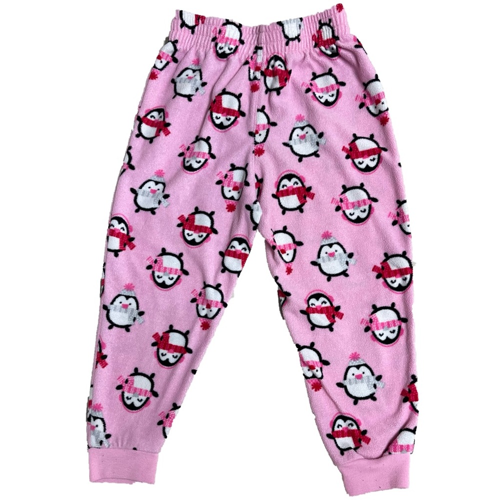 MEMBER’s MARK Girls Favorite Pajamas 4T Pink Penguins Pajama Bottoms